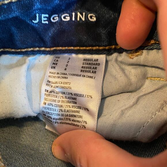 American Eagle Super Stretch Jegging Size 2 Regular - Picture 7 of 7